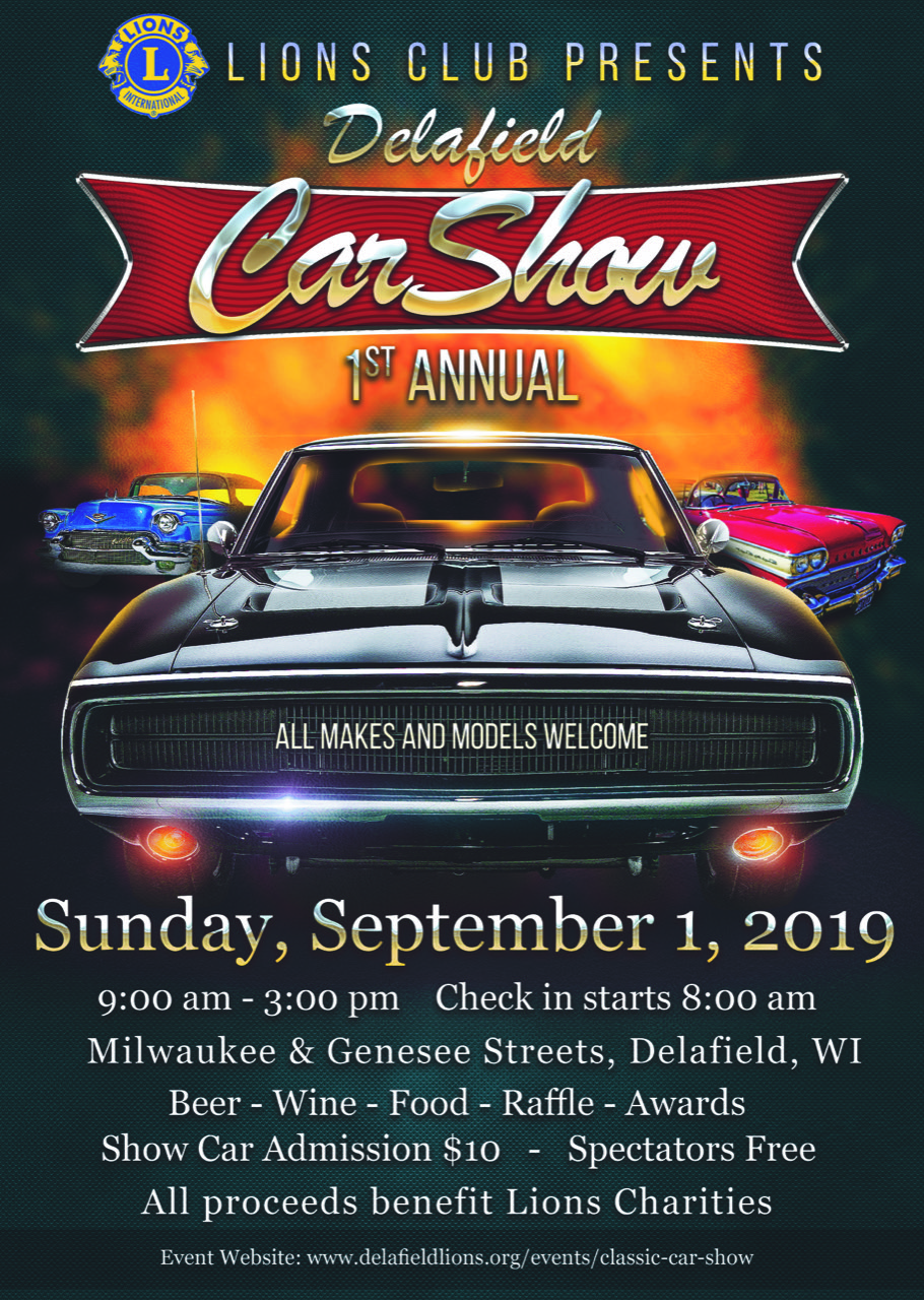 Delafield Lions Classic, Street Rod and Tuner Car Show, Sunday